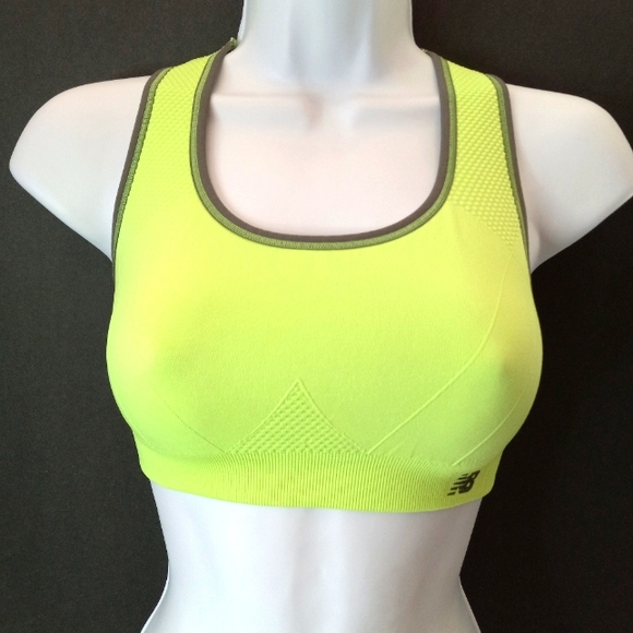 New Balance Neon Reversible Sports Bra - Picture 1 of 8